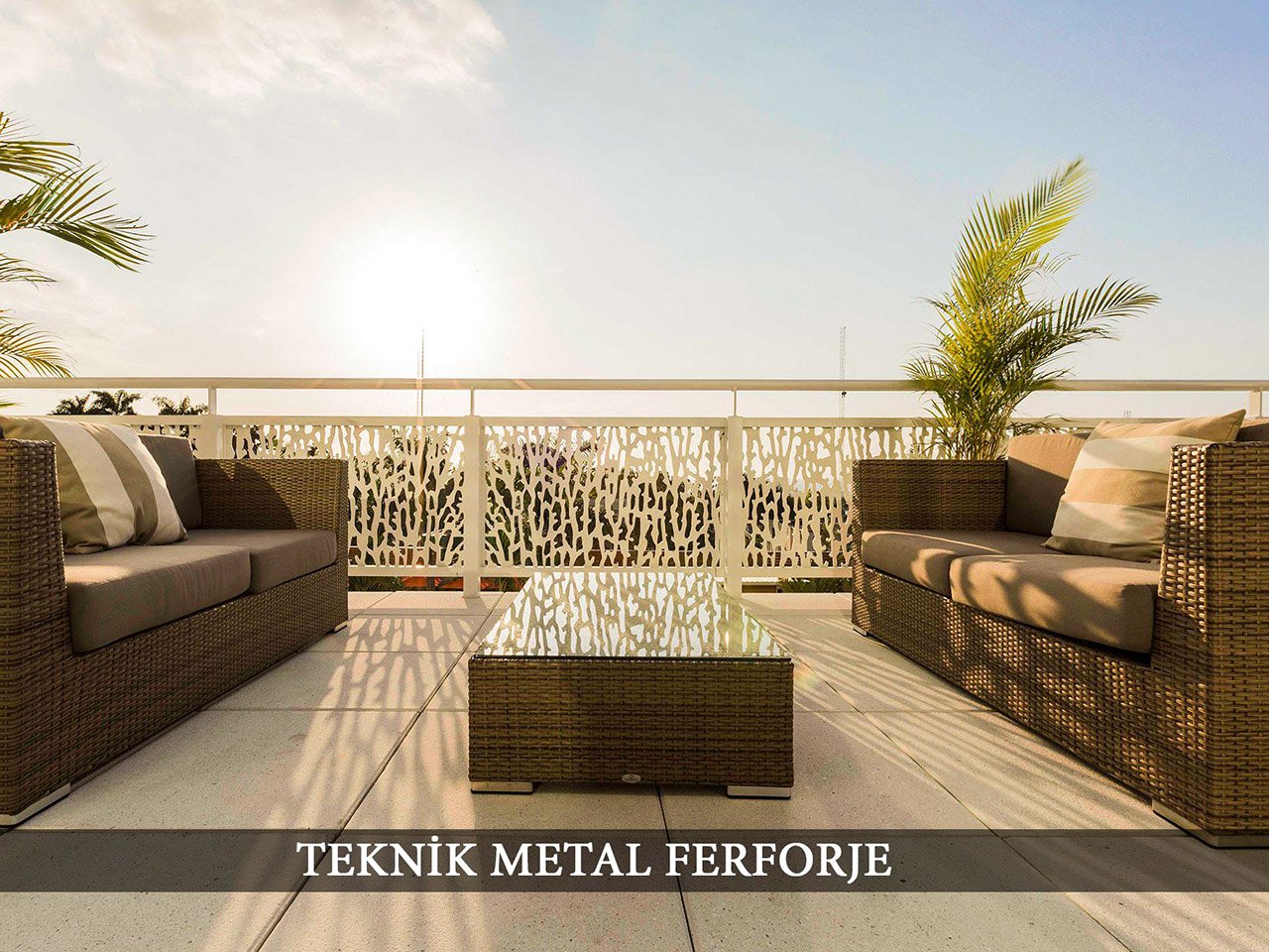 Lazer Kesim Modern Balkon Korkuluğu